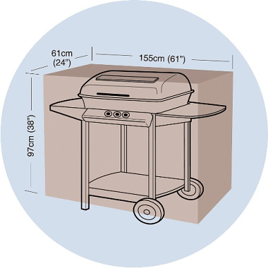 Ochranný obal na gril Classic, velikost L, 155 x 61 x 97 cm