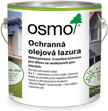 Osmo 1142 Efekt ochranná olejová lazura 2,5 l Stříbrný grafit