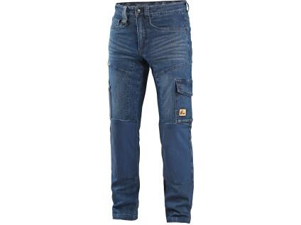 Kalhoty jeans CXS ALBI, pánské, modré, vel. 48