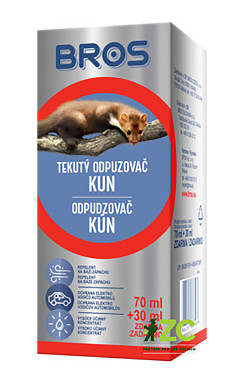 odpuzovač kun tekutý 70ml+30ml BROS