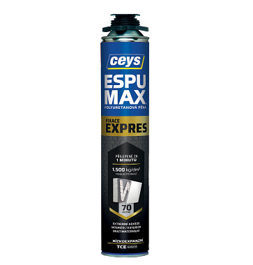 pěna montážní 750ml nízkoexpanzní  trubičková ESPUMAX EXPRESS CEYS