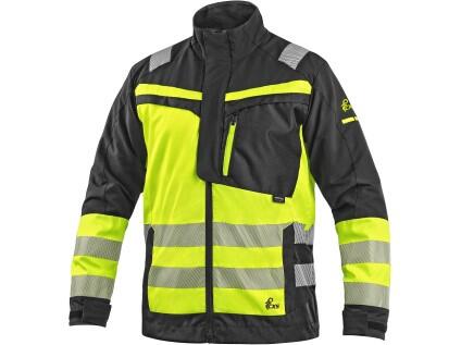 Blůza CXS NAOS HV, pánská, černá-žlutá Hi-Vis, reflexní pruhy, vel. 46