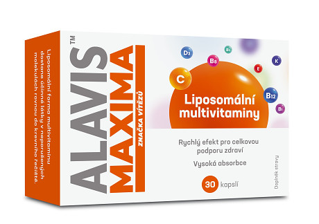 ALAVIS MAXIMA Liposomální multivitaminy 30 kapslí