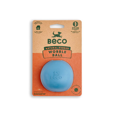 Beco Wobble Ball Hračka pro psy modrá 7,6cm