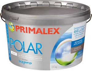 Primalex Polar Bílý vnitřní malířský nátěr ve stylu Inspiro 4 kg (2,6 l)