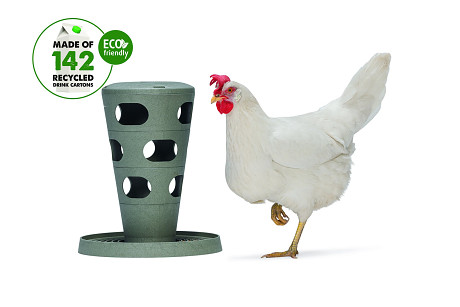 Beeztees Feed Tower Krmítko pro drůbež šedé 36cm